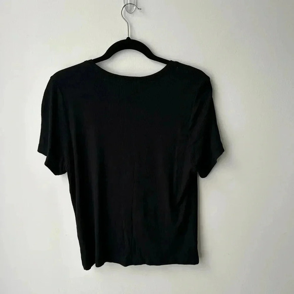 Marine Layer ribbed tense black shirt - Picture 9 of 9